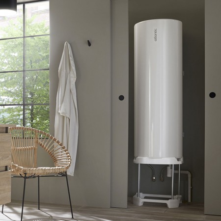 Вертикален бойлер със сух керамичен нагревател Atlantic Zeneo, 3kW, 100л.