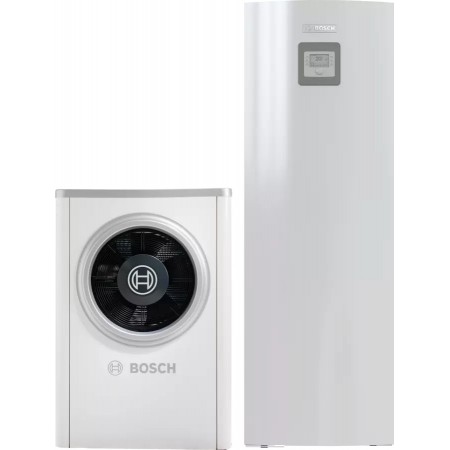 Термопомпа моноблок с хидромодул, с вграден 190 л. бойлер Bosch Compress 6000 AW, 13 kW, R410A