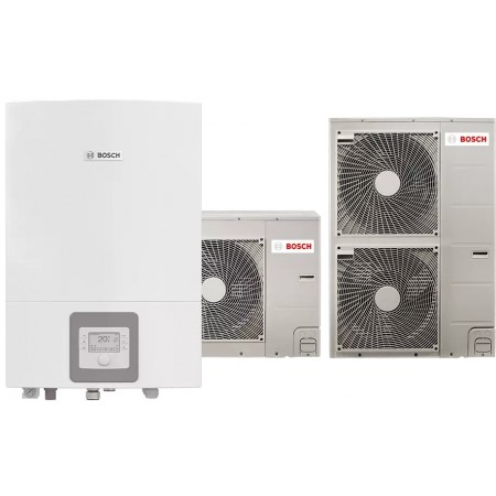 Термопомпа въздух-вода Bosch Compress 3000 AWS, 12 kW, R410A