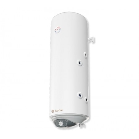 Вертикален бойлер Eldom WV08039ISR, 3kW, 80л., С една серпентина ( дясна ), С механично управление, Неръждаем