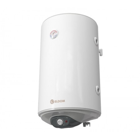 Вертикален бойлер Eldom WV08046TRG, 2kW, 80л., С една серпентина ( дясна ), С механично управление, Емайлиран