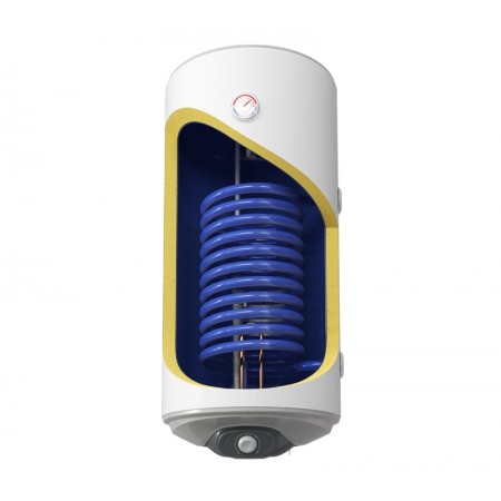 Вертикален бойлер Eldom WV10046SR, 3kW, 100л., С една серпентина ( дясна ), С механично управление, Eмайлиран