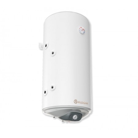Вертикален бойлер Eldom WV10046ISL, 3kW, 100л., С една серпентина ( лява ) , С механично управление, Неръждаем