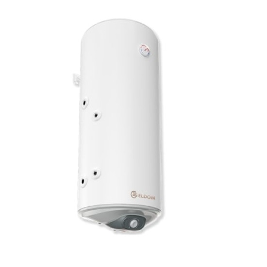 Вертикален бойлер Eldom WV12046SL, 3kW, 120л., С една ниска серпентина ( лява ), С механично управление, Eмайлиран