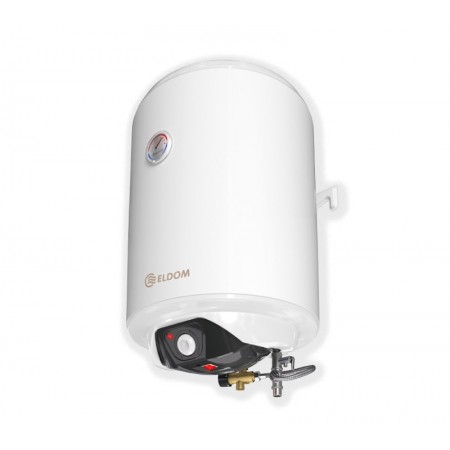 Вертикален енергоспестяващ бойлер Eldom SV05044TF, 2kW с термосмесителна система, 50л.