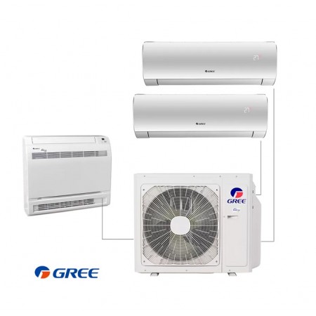 Инверторен мултисплит Gree GWHD(24)NK6LOO LCLH,24 000BTU,R32, Клас A++