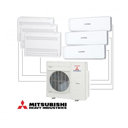 Инверторен мултисплит Mitsubishi Heavy SCM125ZM-S, 43 000BTU,R410A, Клас A+