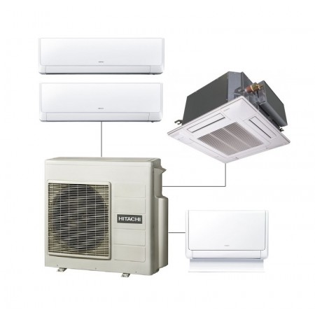 Инверторен мултисплит Hitachi RAM-70NP4E,24 000BTU,R32, Клас A++