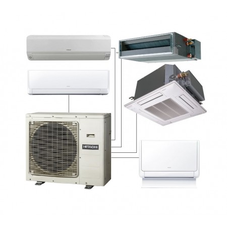 Инверторен мултисплит Hitachi RAM-110NP5E,38 000BTU,R32, Клас A++