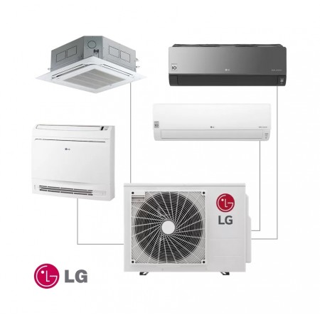 Инверторен мултисплит LG MU4R25.U21, 25 000BTU,R32, Клас A++