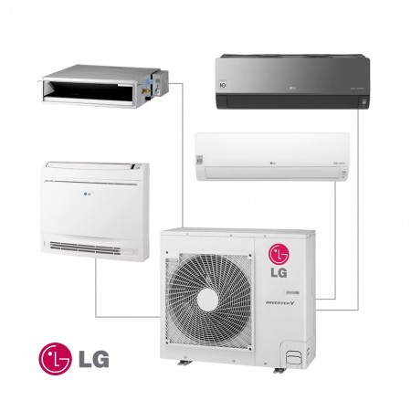 Инверторен мултисплит LG MU4R27.U40, 27 000BTU,R32, Клас A++
