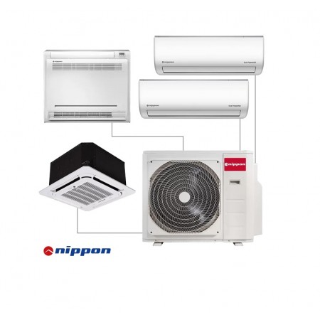 Инверторен мултисплит Nippon N40B-36HFN8-Q, 36 000 BTU,R32, Клас A++