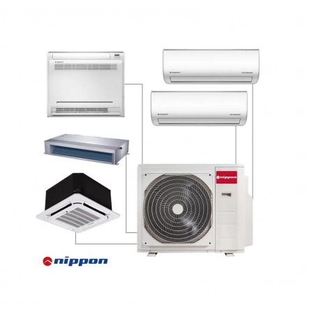 Инверторен мултисплит Nippon N50D-42HFN8-Q, 42 000 BTU,R32, Клас A++