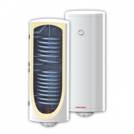Вертикален бойлер Sunsystem EU4 BB NL2 V/S2, 3kW, 200л., С две серпентини ( леви ), Емайлиран