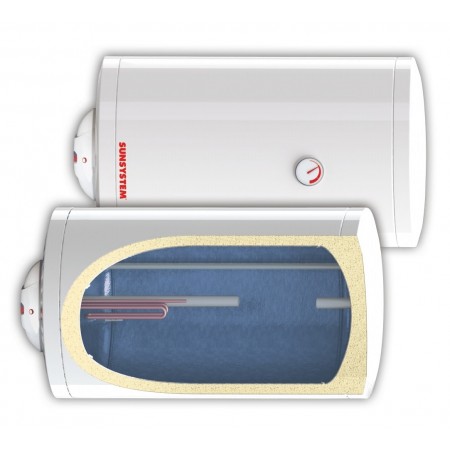 Хоризонтален бойлер Sunsystem EU4 MB NL2 H/EL, 2kW, 100л., Емайлиран Хоризонтален бойлер Sunsystem EU4 MB NL2 H/EL, 2kW, 100л., Емайлиран