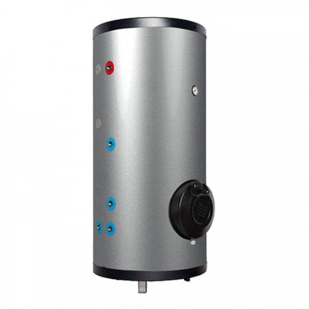 Стоящ бойлер Tedan Comby inox ВТ, 6kW, 200л., С една серпентина ( лява ), Неръждаем