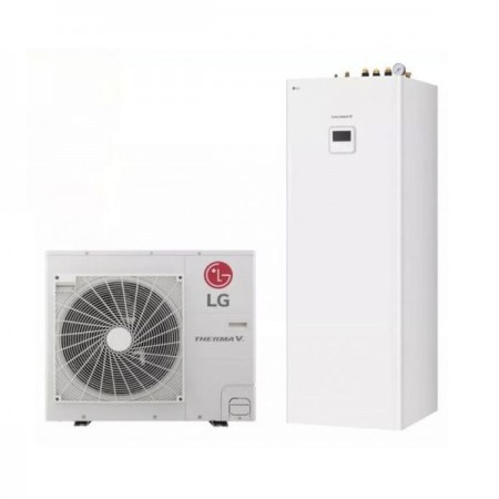 Термопомпа LG THERMA V HU051MR.U44 / HN0913T.NK0, 5.5 kW, R32, ( с вграден бойлер 200л. )