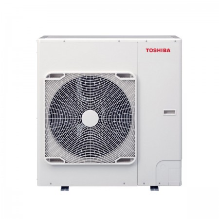 Термопомпа Toshiba Estia AIO HWT-1101HRW-E / HWT-1101F21MM3W-E, 11.0 kW, R32, 2-зонова, (с вграден бойлер 200 л.)