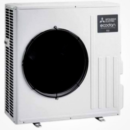 Термопомпа Mitsubishi Electric ERSD-VM2D/SUZ-SWM40VA, отопление, охлаждане и БГВ, 4 kW, R32, A+++