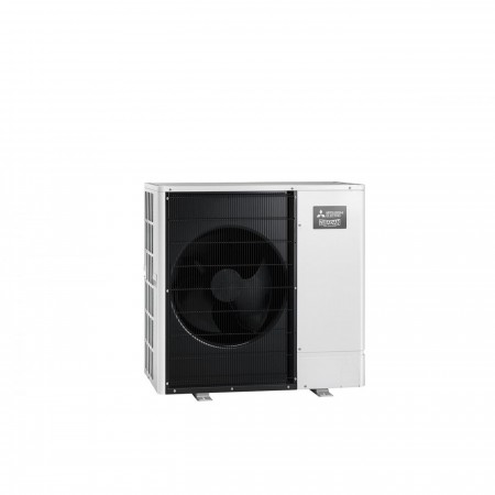 Термопомпа Mitsubishi Electric ERST20C-VM2D/PUHZ-SHW112VAA ZUBADAN, с вграден бойлер 200 л, отопление, охлаждане и БГВ, 11.2 kW, R410A, A++