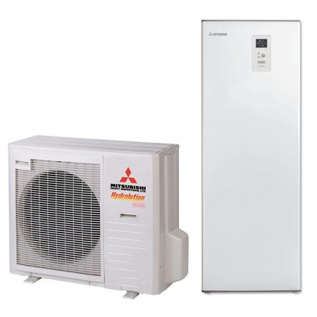 Термопомпа Mitsubishi Heavy Hydrolution HMA100-S/FDCW71VNX-A All-in-one, 8 kW, R410,(с вграден бойлер 180л.), A++